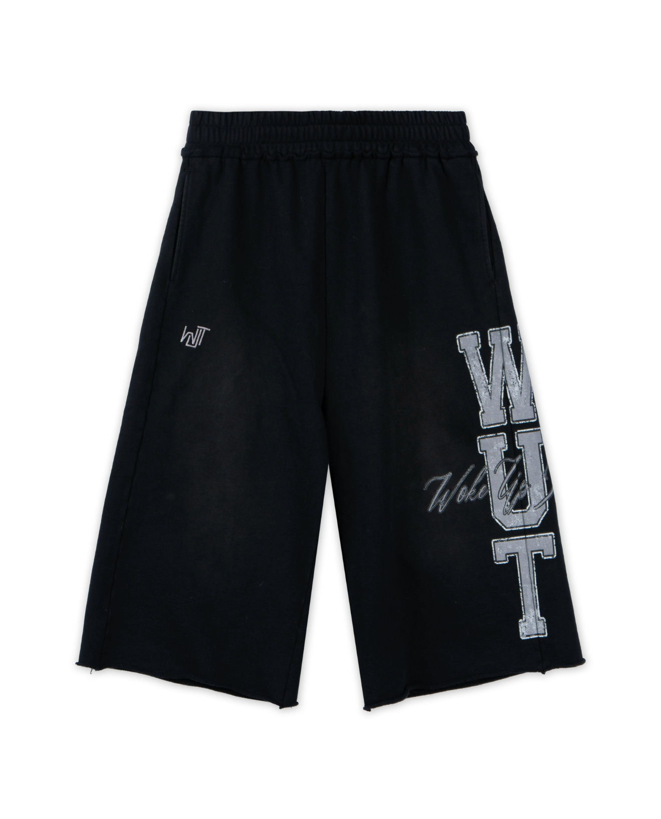 GHOST BLACK WASHED CAPRIS